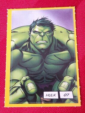 Loblaws Marvel Stickers - 07 Hulk - MAKE A BUNDLE!!